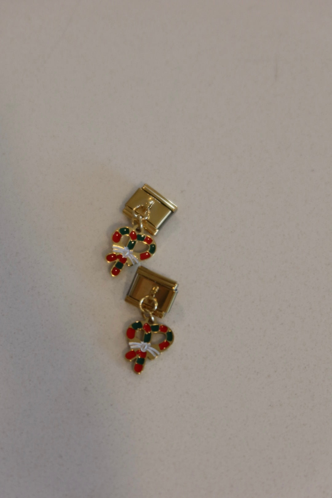 Candy cane charm
