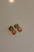 Orange murano charm